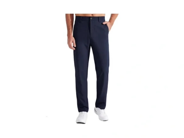 Incerun Mens Golf Pants Stretch Work Dress Pants Quick Dry