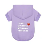Comfortable Polycotton Dog Hoodie: Soft, Lightweight Puppy Vest For Small