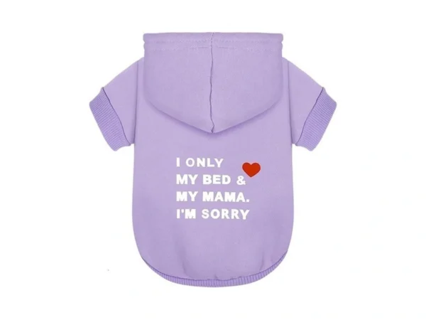 Comfortable Polycotton Dog Hoodie: Soft, Lightweight Puppy Vest For Small