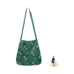 Beegreen Bees Foldable Compact Ultimate Crossbody Tote Bag - Reusable