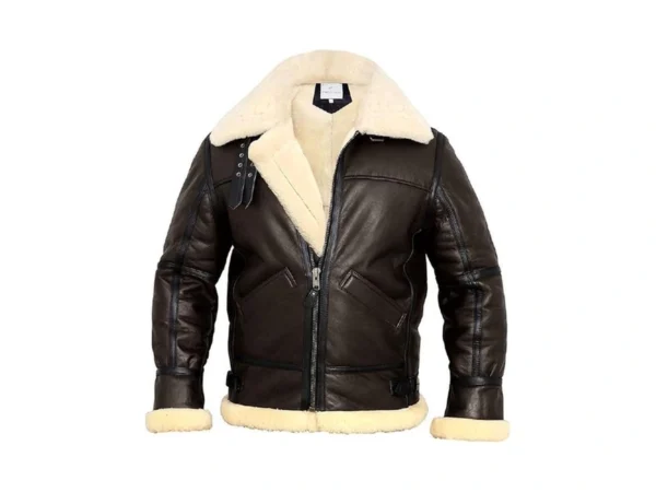 Marco Enzolani B3 Bomber Jacket Aviator Real Shearling B3 Bomber