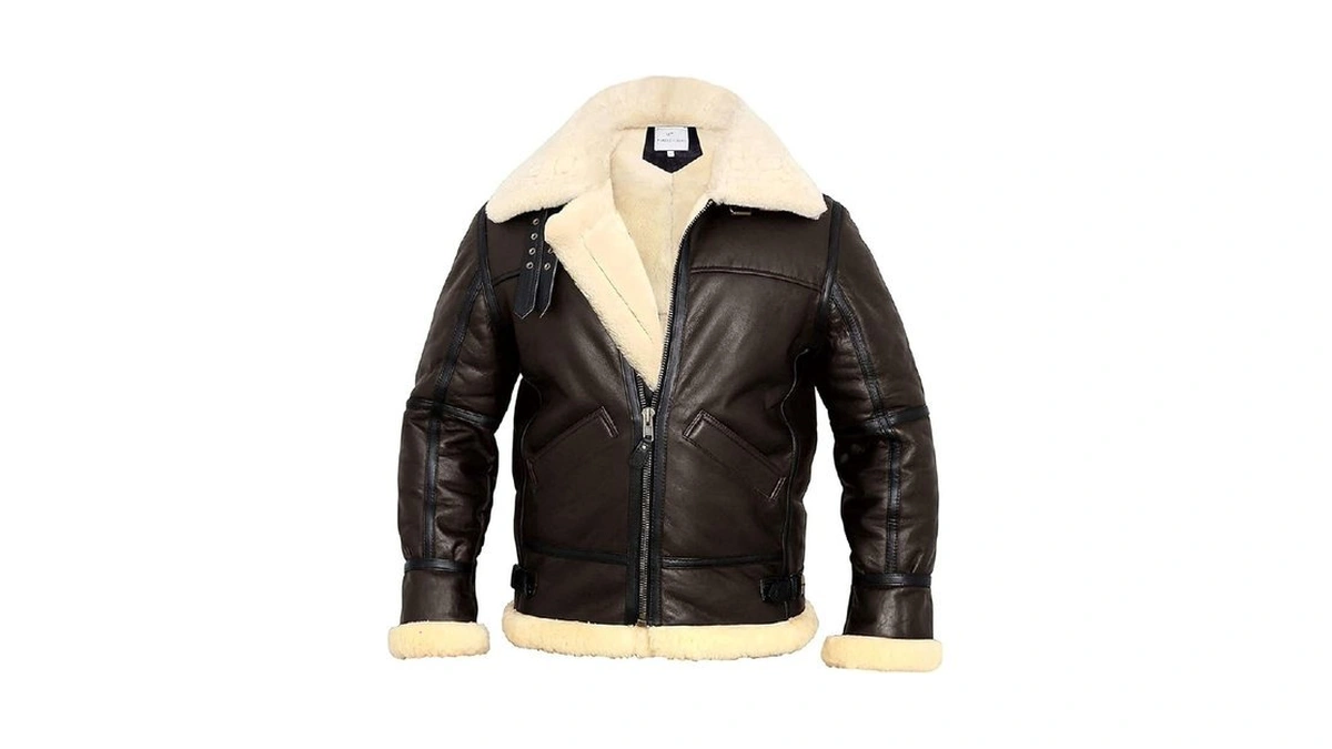 Marco Enzolani B3 Bomber Jacket Aviator Real Shearling B3 Bomber