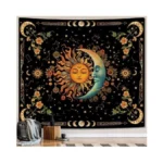 Artcreator Sun And Moon Tapestry Astrology Space Wall Hanging Boho