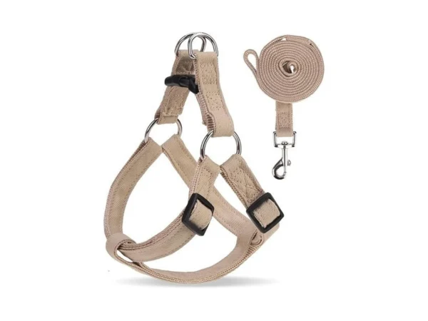 Bingpet Denim Step-in Dog Harness,no Pull Escape-proof Dog Harness And
