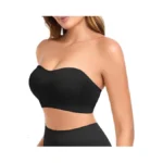 Finduself Strapless Bras For Women Non-slip Padded Bandeau Bra Wireless