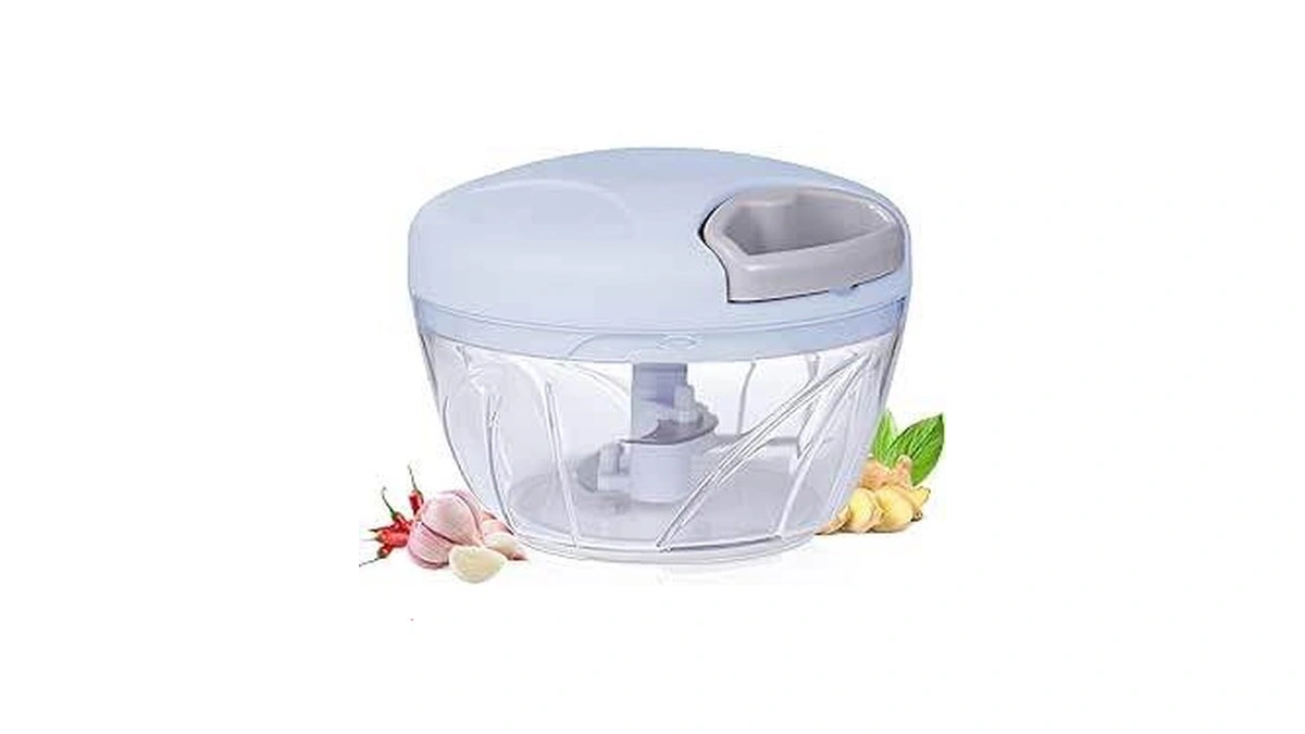 Niuawasa 500ml Small Onion And Garlic Mincer Chopper Vegetable Cutter
