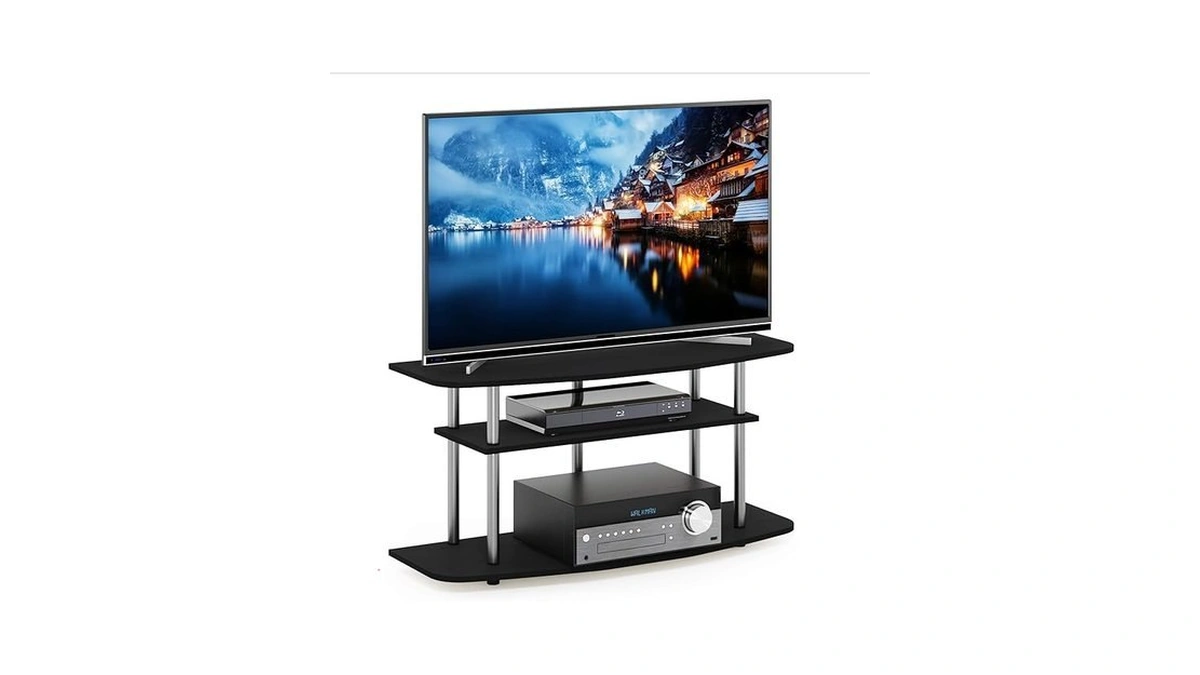 Furinno Frans Turn-n-tube Tv Stand For Tv Size Up To