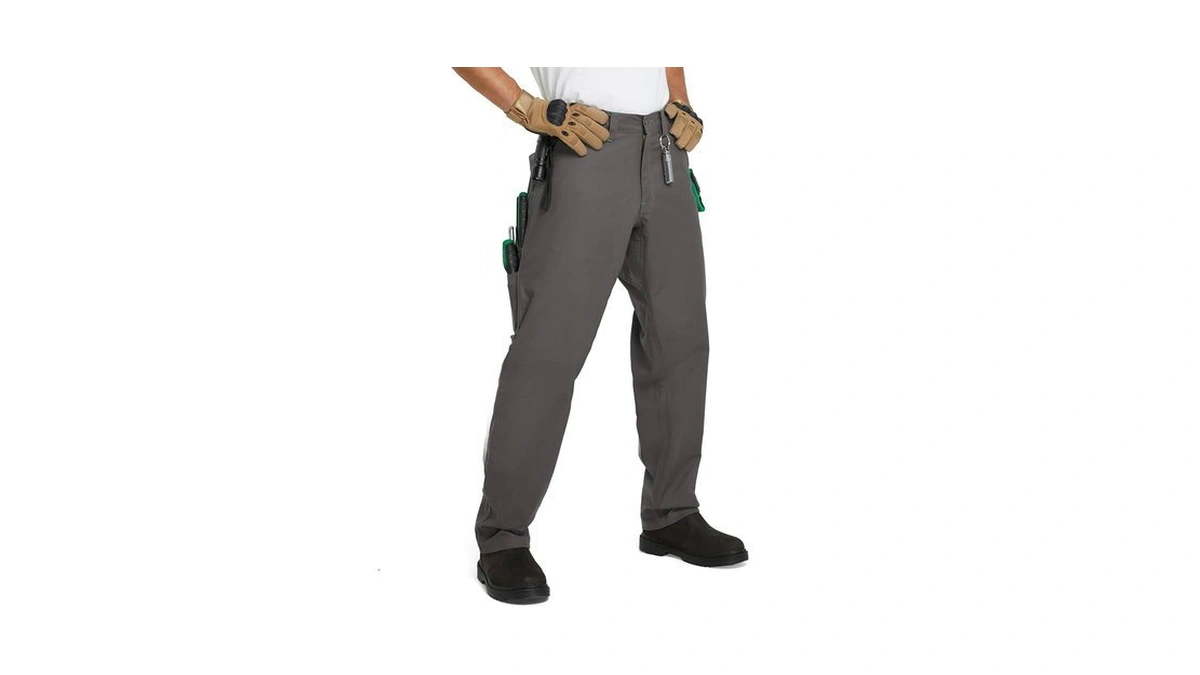 Skpro Men's Work Pants Stretch Flex, Casual Pants Relaxed Fit,