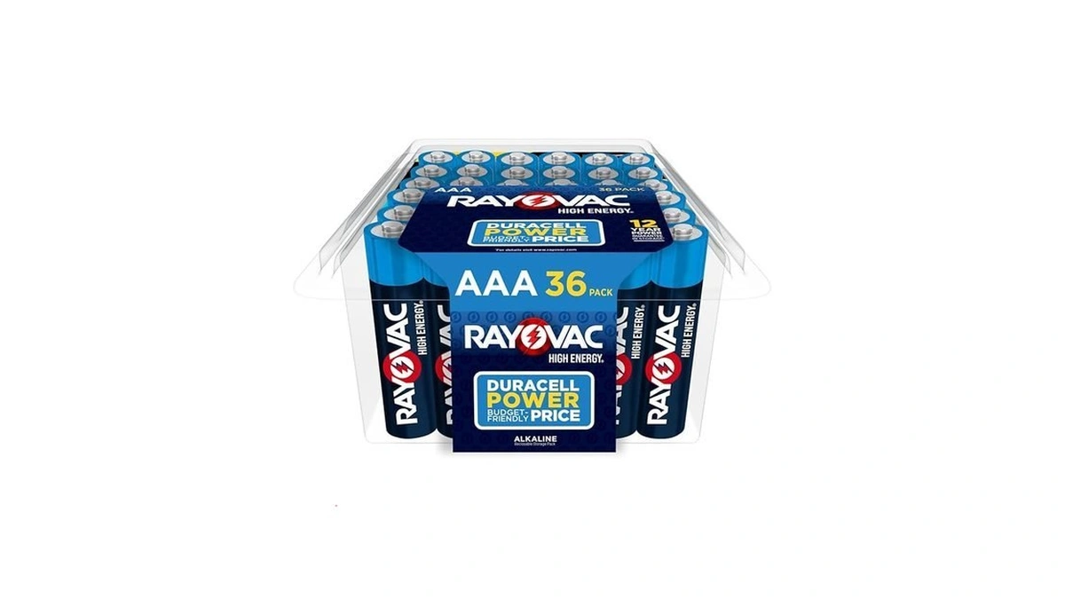 Rayovac High Energy Aaa Batteries (36 Pack), Alkaline Triple A