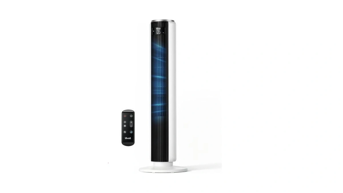 Levoit Tower Fan For Bedroom, 90° Oscillating Standing Fan With
