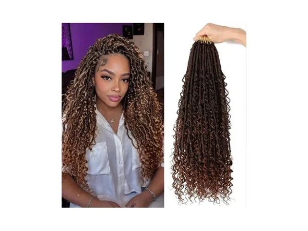 24 Inch Bohemian Goddess Locs Crochet Hair For Black Women