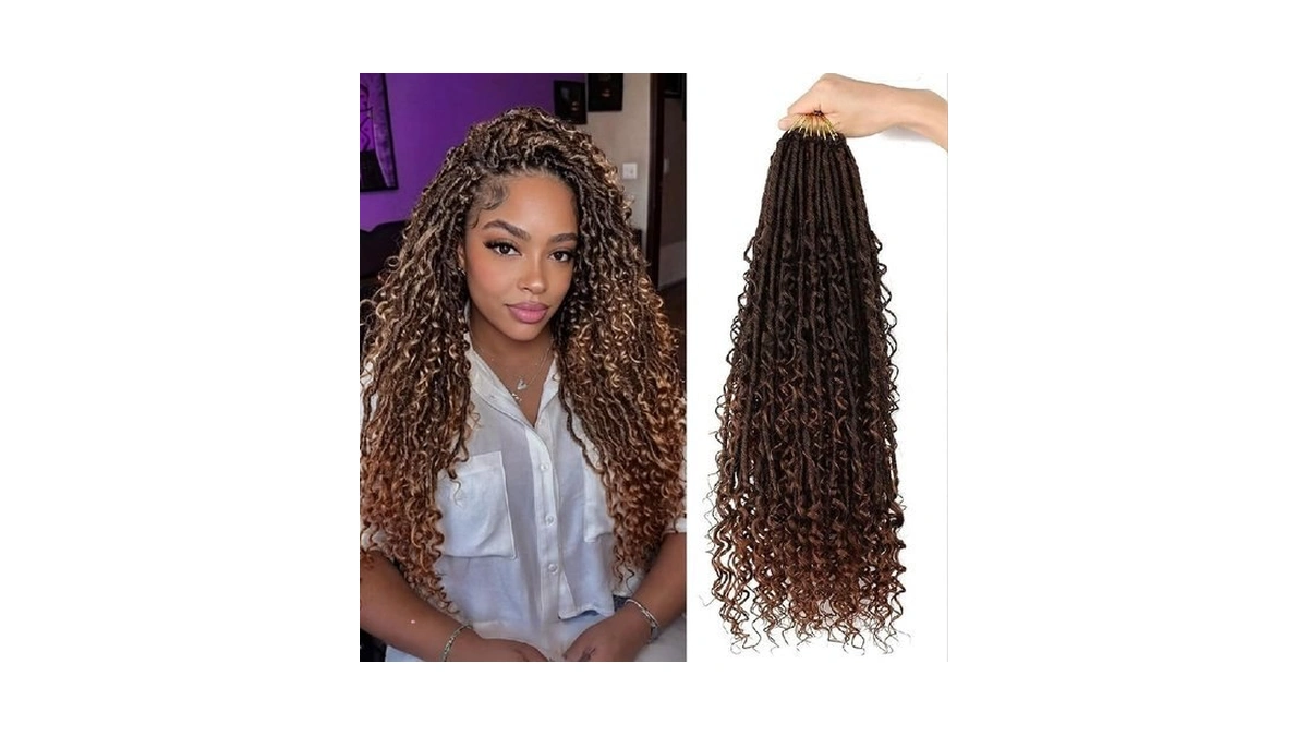 24 Inch Bohemian Goddess Locs Crochet Hair For Black Women