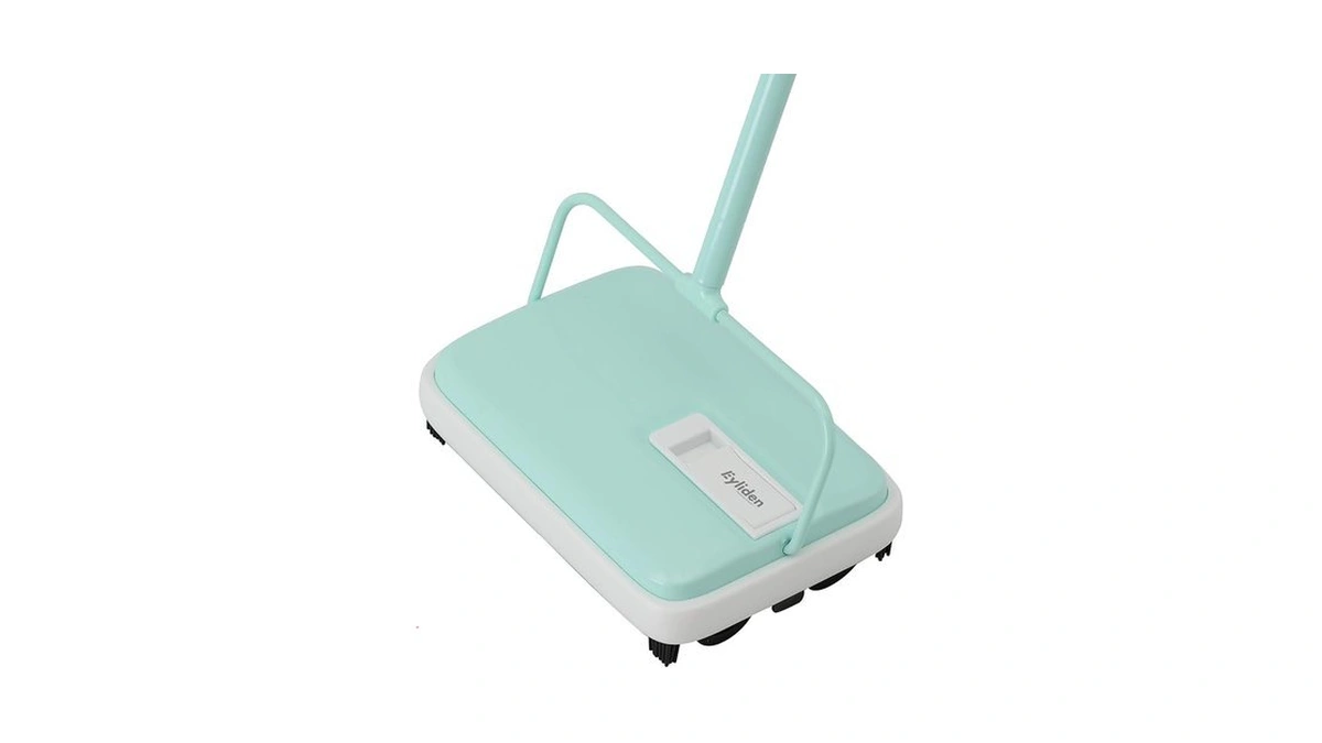 Eyliden Carpet Sweeper, Mini Size Lightweight Hand Push - No