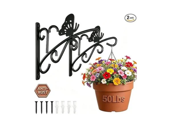 Amagabeli Garden & Home 2 Pack Hanging Plant Hanger Outdoor