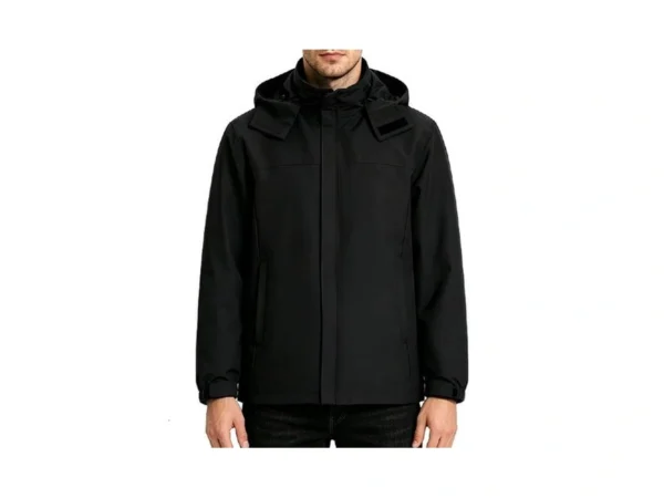 Accnuo Men's Waterproof Rain Jacket Lightweight Raincoat & Windbreaker With