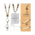 Uauocu Retractable Teacher Lanyard With Holder, Lanyards For Id Badges