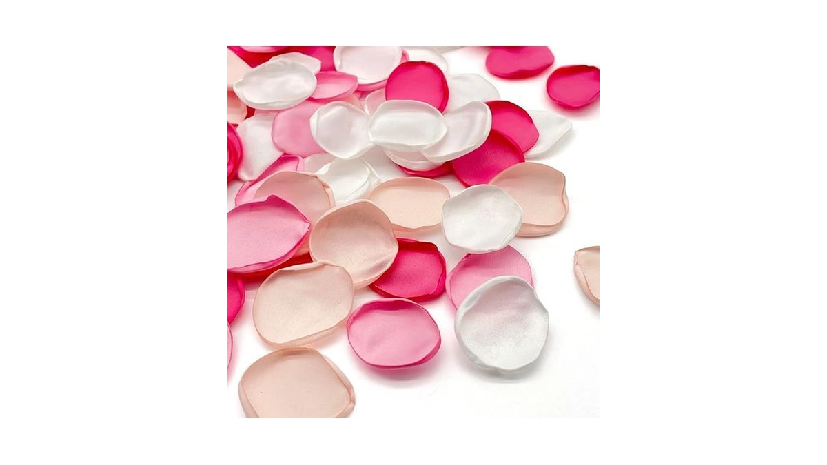 400pcs Rose Petals For Wedding Decor Blush Pink Silk Petals