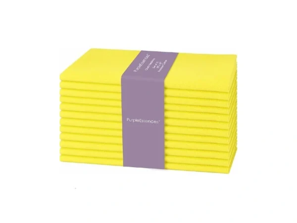 Purpleessences Set Of 12 Cloth Dinner Napkins 100% Cotton 18x18