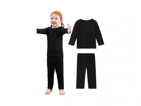Dipug Baby Pajamas Long Sleeve Toddler Pajama Set Girls Solid
