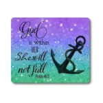 Anchor Gaming Mouse Pad Custom,rectangle Non-slip Rubber Mouse Pad God