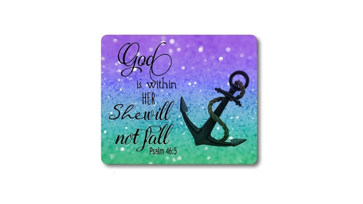 Anchor Gaming Mouse Pad Custom,rectangle Non-slip Rubber Mouse Pad God
