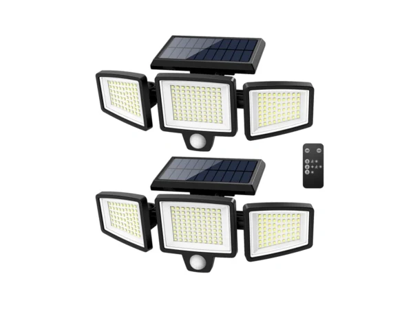 Tuffenough Solar Outdoor Lights 2500lm 210 Led Security Lights With