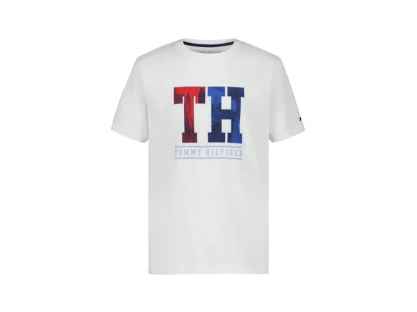 Tommy Hilfiger Boys' Short Sleeve Graphic Crew Neck T-shirt, Soft,