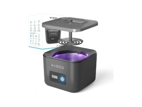 Ultrasonic Retainer Cleaner Machine, Denture Cleaner For Aligners Night Guards