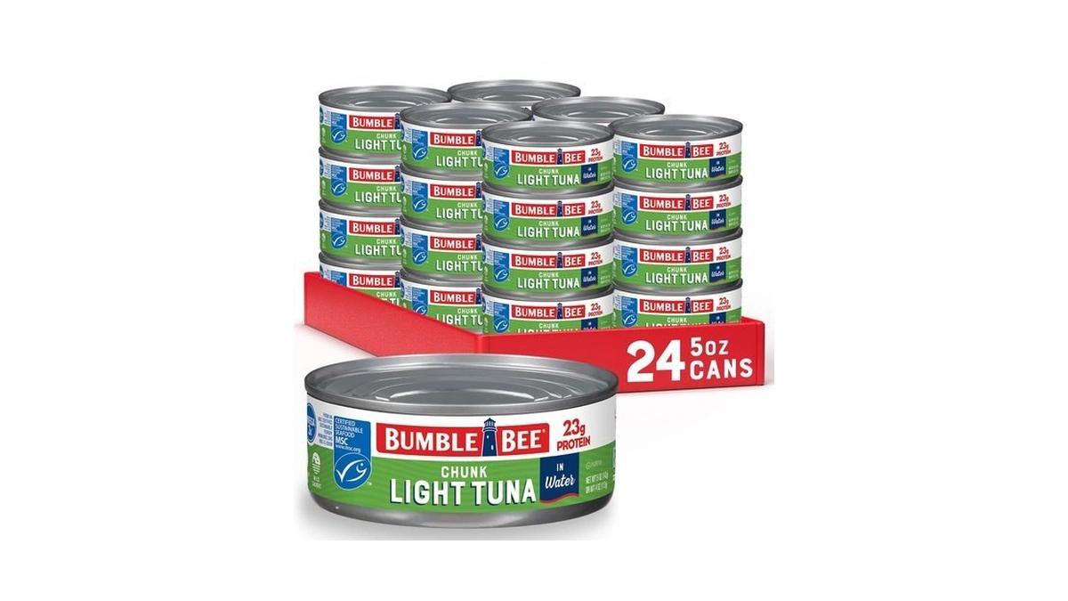 Bumble Bee Chunk Light Tuna In Water, 5 Oz Cans