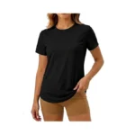 Mapick Workout Tops For Women High Side Slit T-shirt Soft