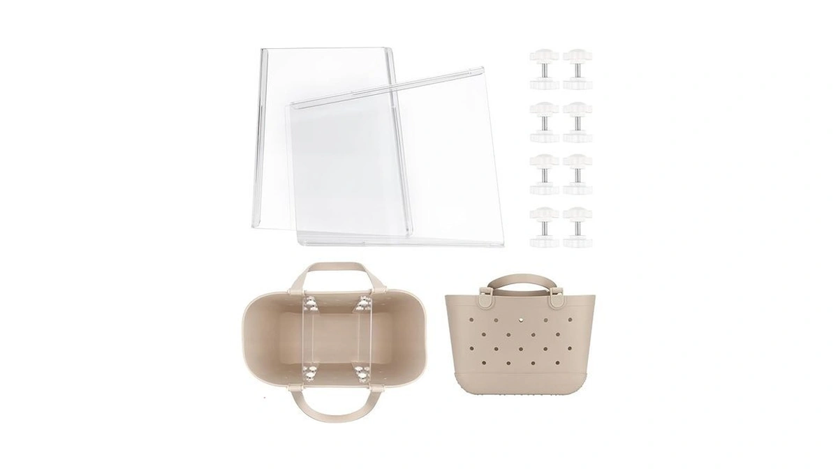 Viotiin Acrylic Divider Tray Compatible With Simple Modern Tote Bag