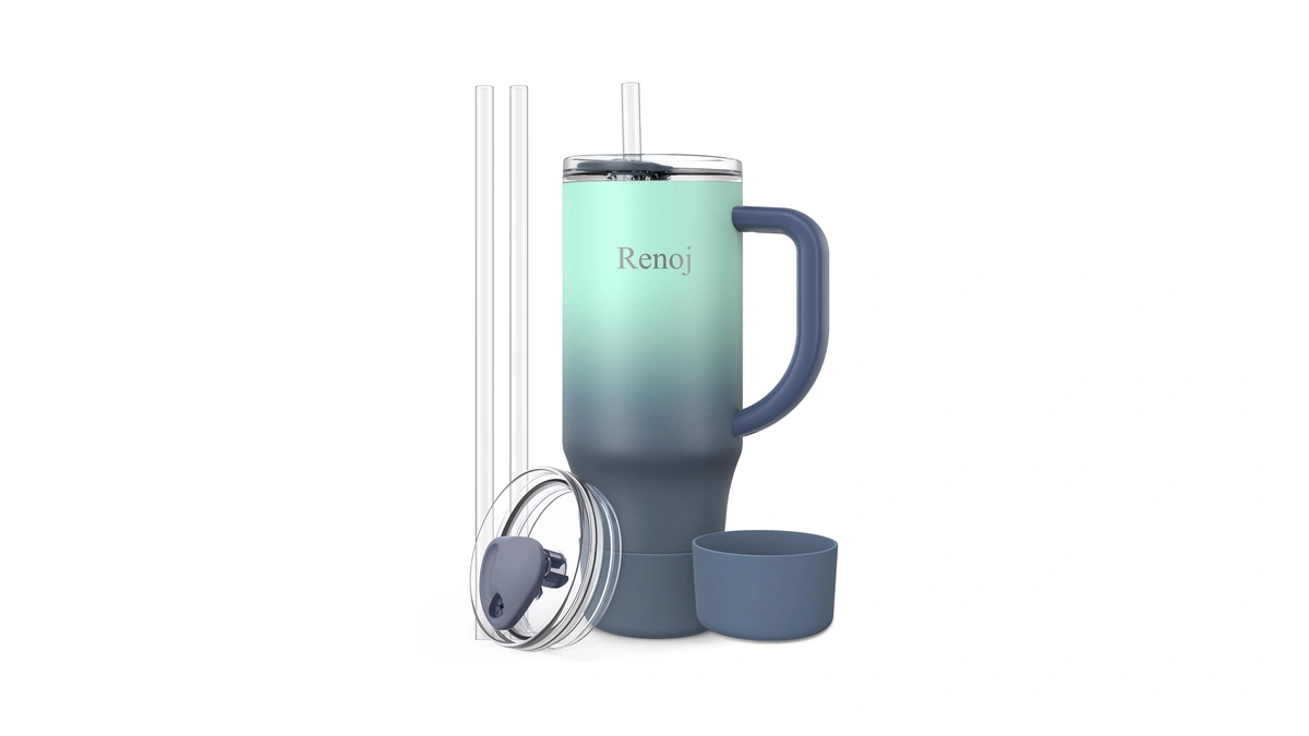 Renoj Insulated Mug 100% Spill Resistant Insulated Water Bottle For