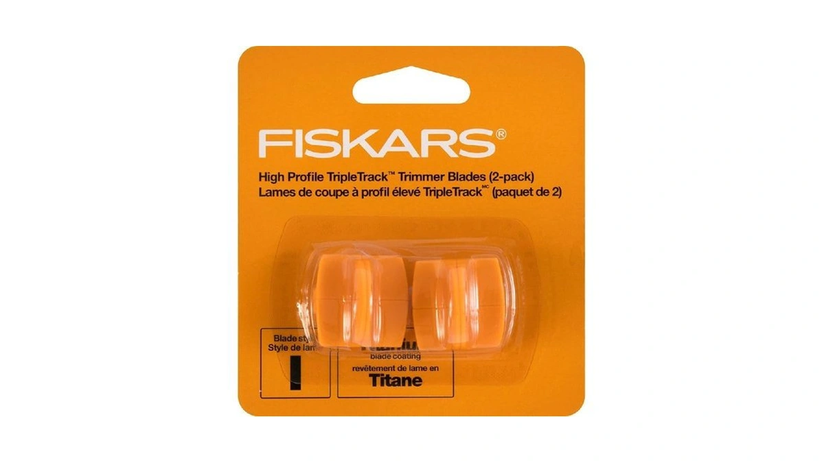 Fiskars Tripletrack Trimmer Replacement Blades - 2 Pack - High