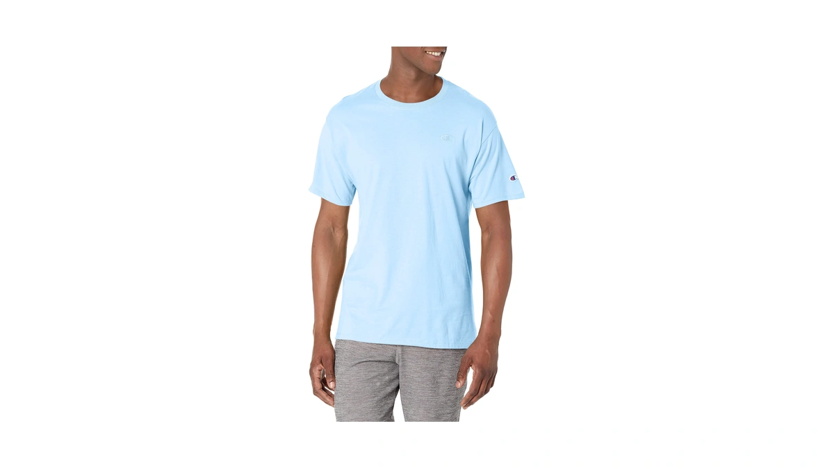 Champion Men's Classic Short Sleeve T-shirt, Standard Fit, Midweight 100%