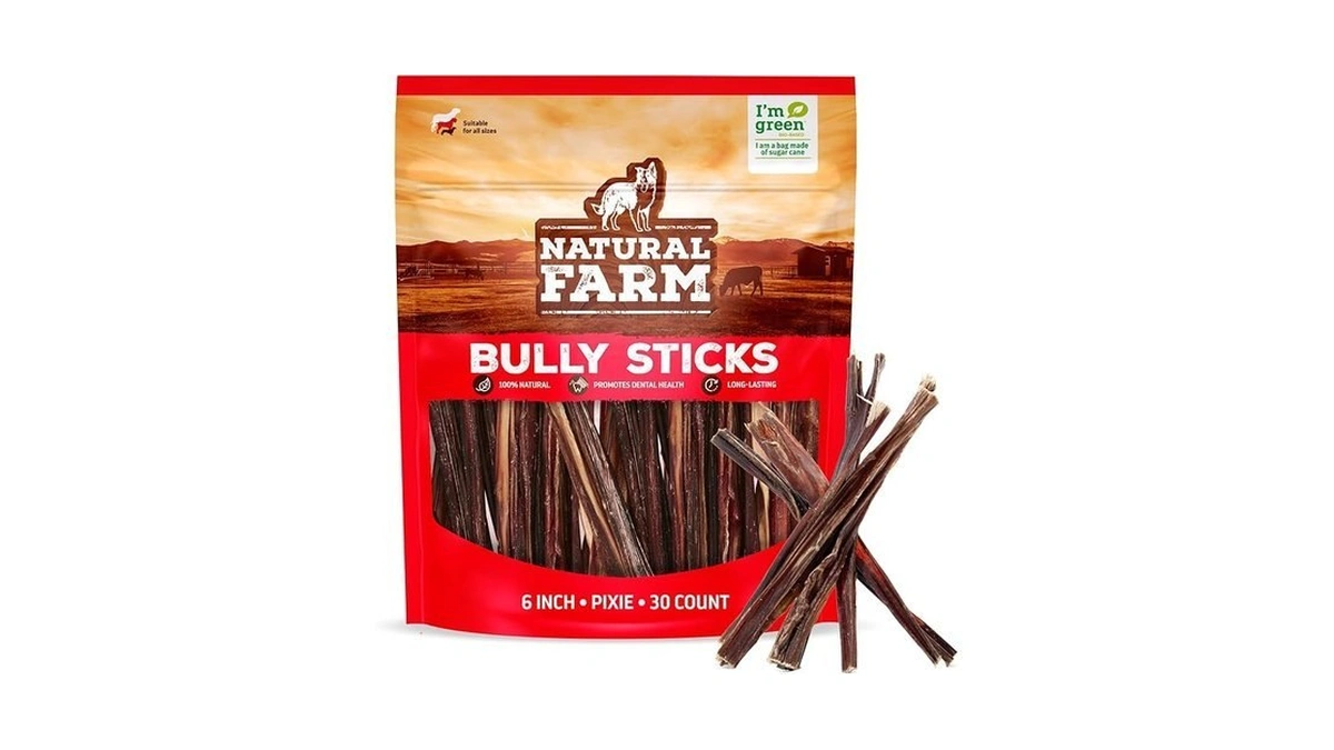Natural Farm Pixie Bully Sticks (6 Inch, 30 Pack), Thin