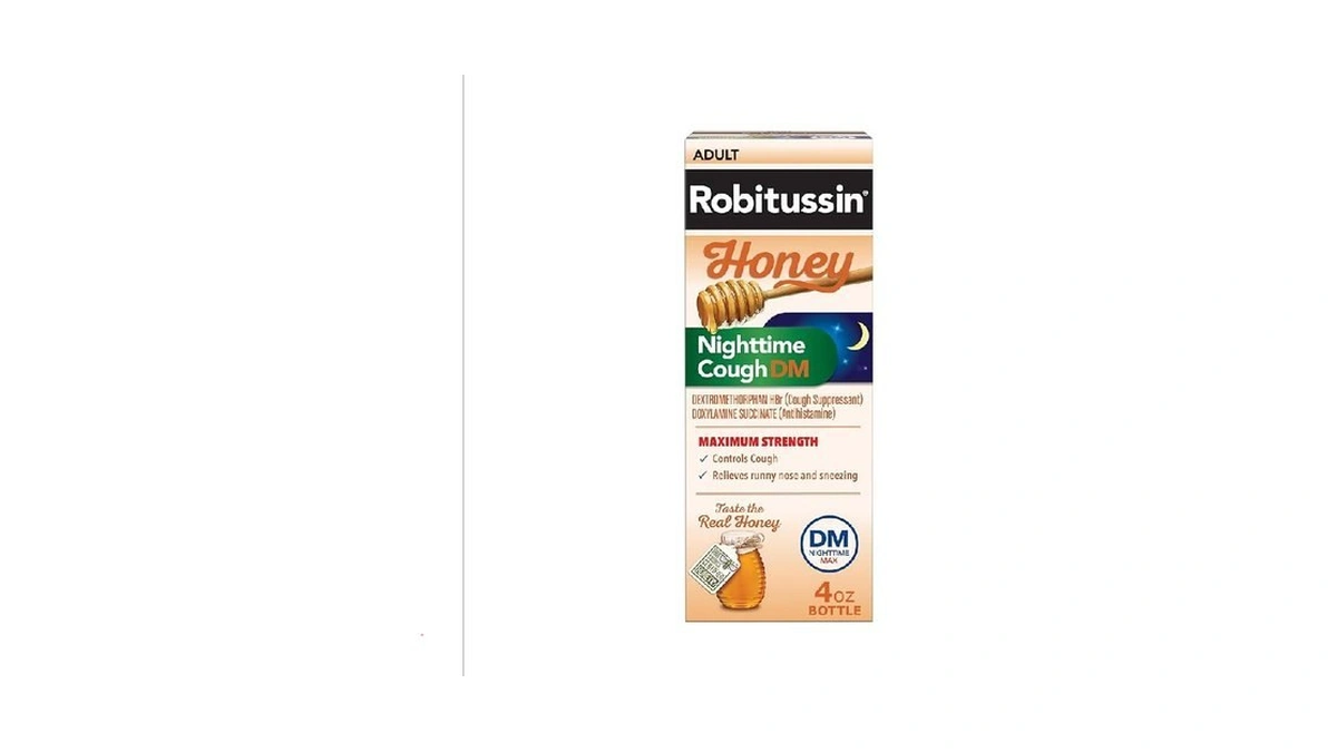 Robitussin Honey Nighttime Cough Dm Max - Controls Cough, Runny