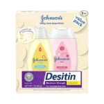 Johnson's Baby Care Essentials Gift Set, Body Lotion, & Zinc