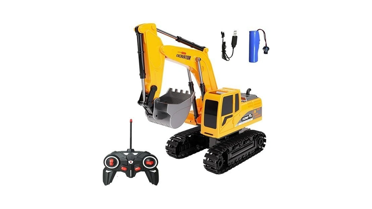 Remote Control Excavator,toy Digger Remote Control Digger Excavator Toys,engineering Sand