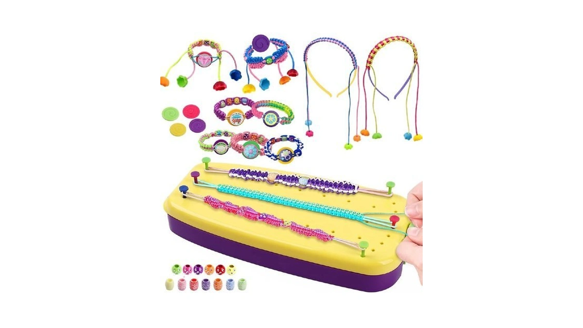Vidibesty Stretchy Bracelet Making Kit For Girls 6-12, Elastic String