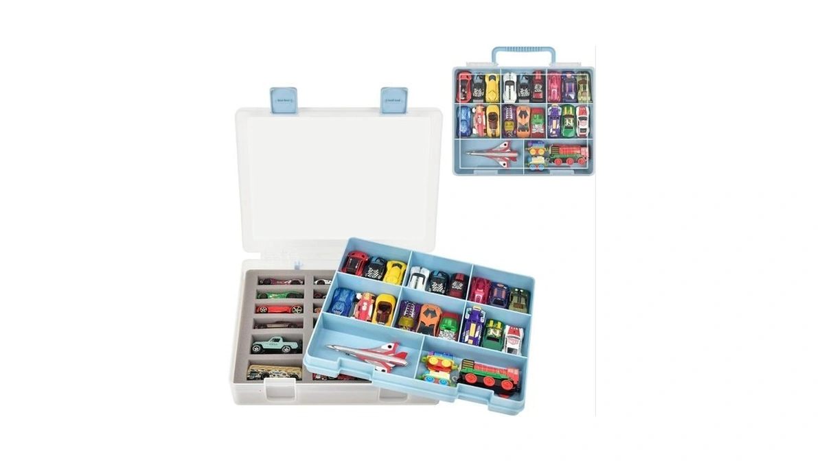 Double-layer Storage For 1/64 Scale Hot Wheels & For Matchbox