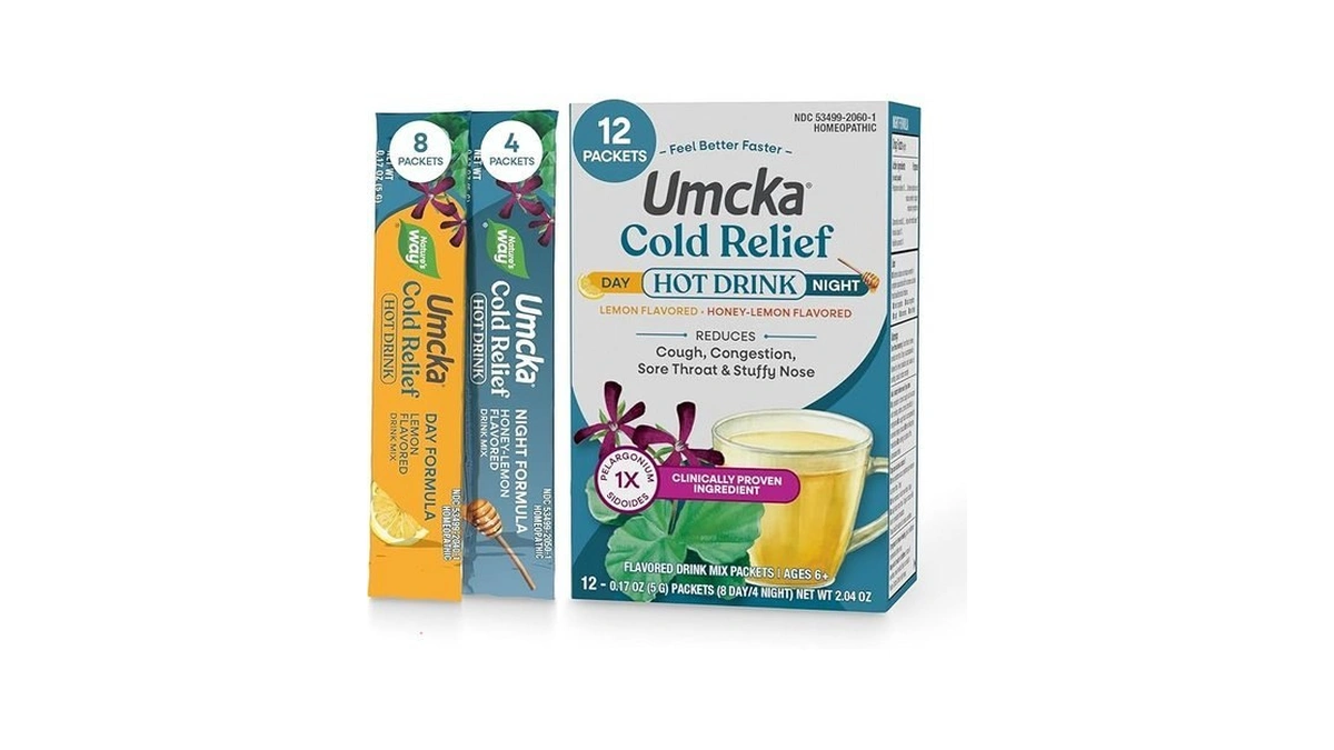 Nature's Way Umcka Cold Relief Hot Drink, Day & Night