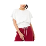 Yoins 2026 Women's Short Sleeve Shirts Round Neck Dolman Sleeve