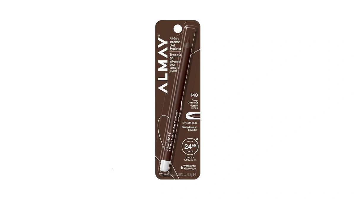Almay All-day Intense Gel Eyeliner Bold Longwear Eye Makeup, Hypoallergenic,