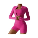 Agymnx Workout Sets For Women 3 Piece High Waisted Seamless