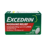 Excedrin Migraine Relief Caplets For Migraine Symptoms, Acetaminophen 250mg, Aspirin