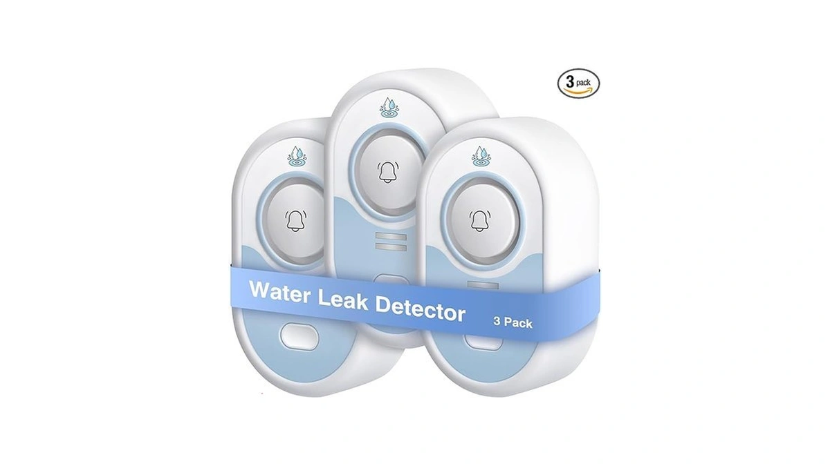 Blizonte Water Leak Detector 3 Pack, 5-year Battery Life, Water