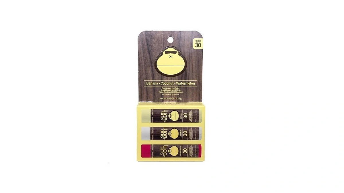 Sun Bum Spf 30 Sunscreen Lip Balm 3 Flavor Variety