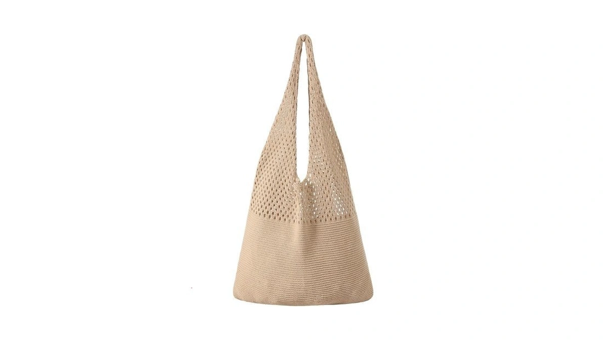 Premillow Crochet Beach Tote Bags, Stylish Mesh Beach Bags Shoulder