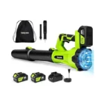 Leaf Blower Cordless,electric Leaf Blower With Brushless Motor 2x4.0ah Battery