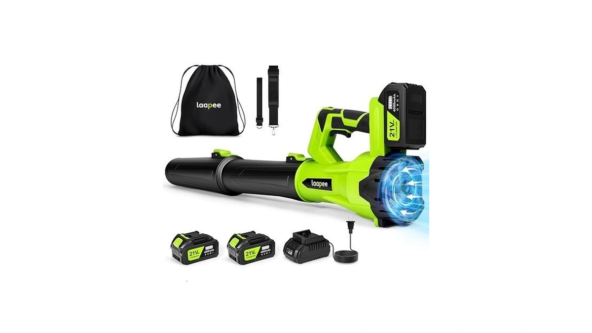 Leaf Blower Cordless,electric Leaf Blower With Brushless Motor 2x4.0ah Battery